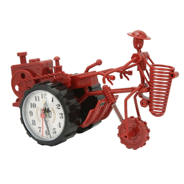 Reloj con Pilas, Reloj de Escritorio Reloj de Escritorio con Forma de  Tractor Reloj Despertador de plástico Durabilidad Mejorada Jadeshay A