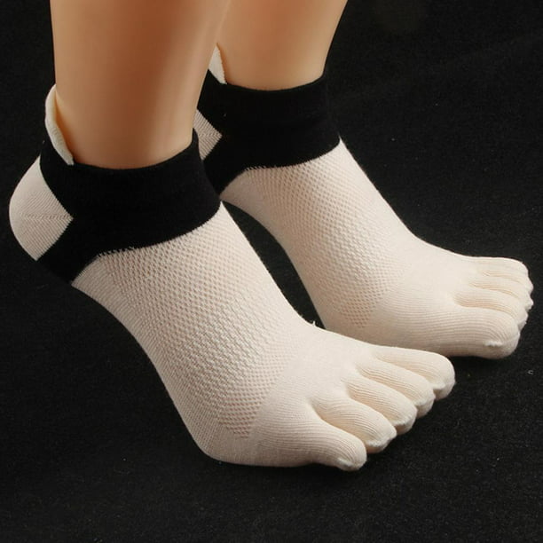 Calcetines de malla transpirable con cinco de 4 piezas, calcetines