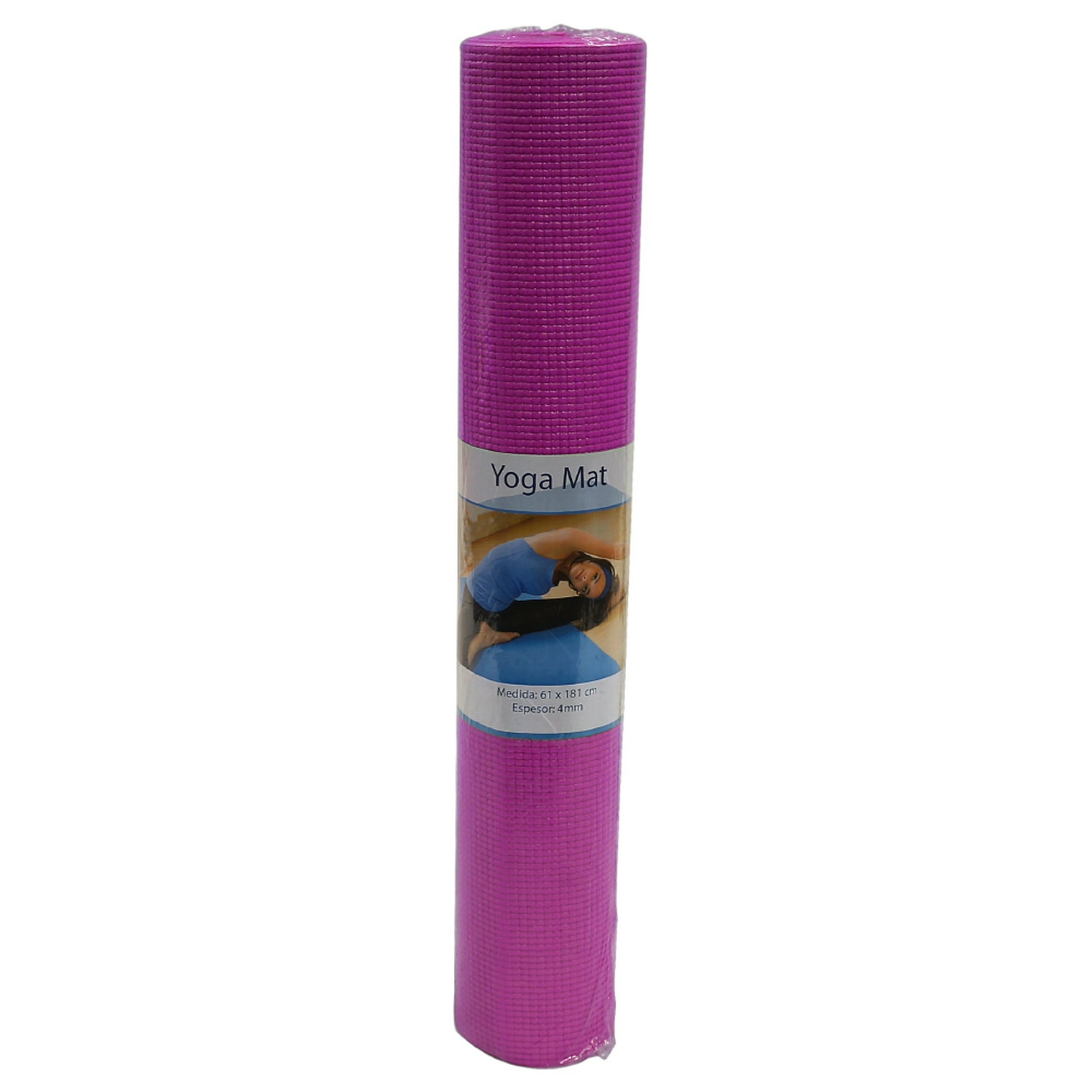 Tapete para Yoga Negro 61 x 181cm 5mm Espesor - Yoga Mat acolchado para  hacer ejercicio - Tapete Antiderrapante para Gimnasio Livingreen Tapete  para