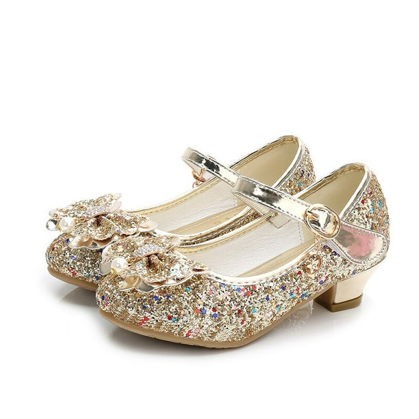 Zapatos de disfraz con glitter - Dorado/Princesas Disney - NIÑOS