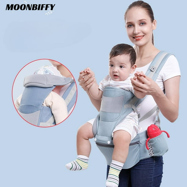 9Meses y más - 👶🟣🟪Portabebés multifuncional con diseño ergonómico.🟣🟪  Ideal para bebés de 0 a 36 meses soporta hasta un peso de 10 kg 12 formas  diferentes de uso. Incluye sillita incorporada