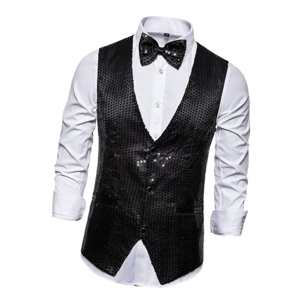 Chaleco De Traje Ajustado Para Hombre Traje De Vestir Informal