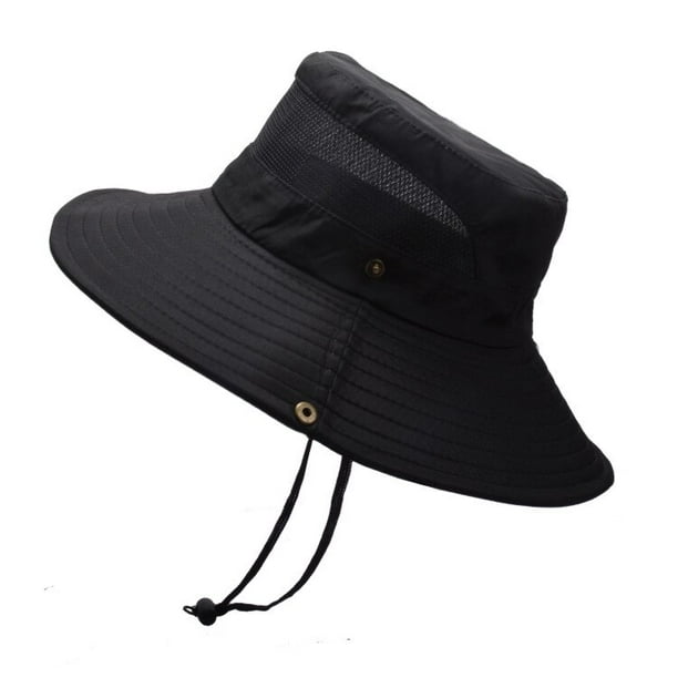 Sombreros para hombre sombrero de sol para mujer, sombrero de cubo de ala  grande de verano, protección solar para montañismo al aire libre, pesca,  Sombreros de Panamá