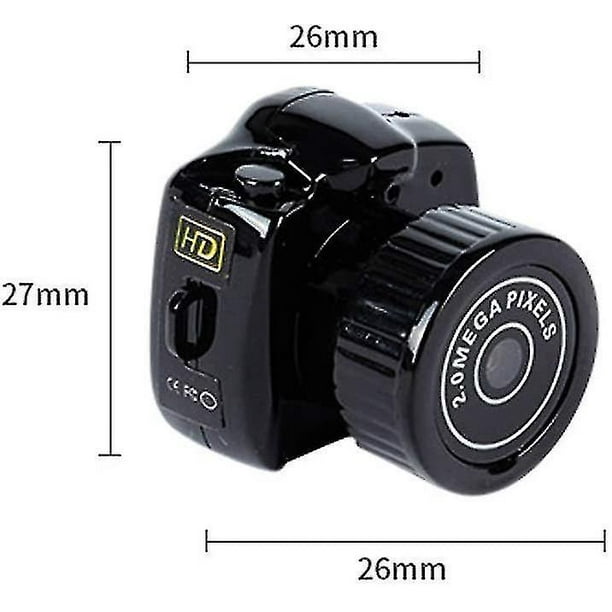 Mini cámara portátil minúscula, versión HD de 1080p, pequeña cámara Dvr de seguridad con nocturna infrarrojos, larga ShuxiuWang | Bodega Aurrera en línea