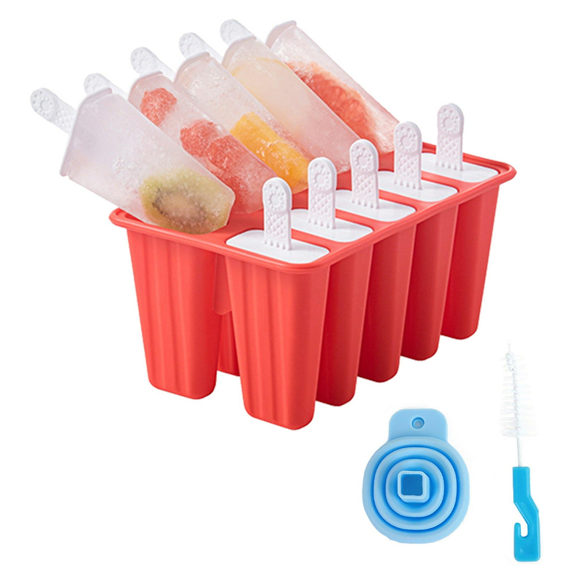 Moldes de silicona para paletas, moldes de paletas de silicona para cocina,  moldes de paletas de silicona de fácil liberación para niños pequeños