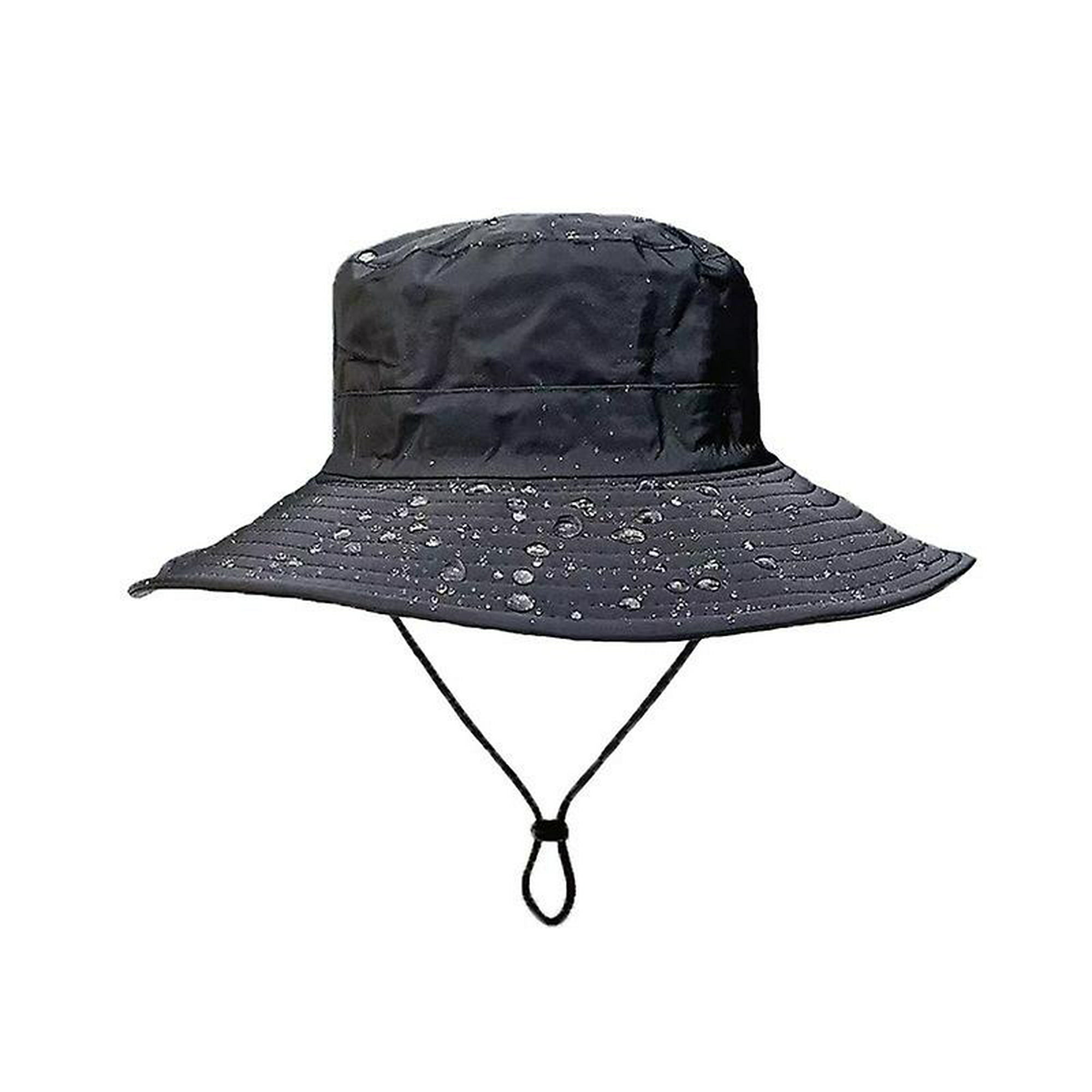 QILZO Pack 2 Gorros de Lluvia Impermeables Plegable Sombrero de Pescador  Gorro para Hombres y Mujeres Gorro con Forro Interior Ideal para  Senderismo, Deportes al Aire Libre, Color Negro: : Moda