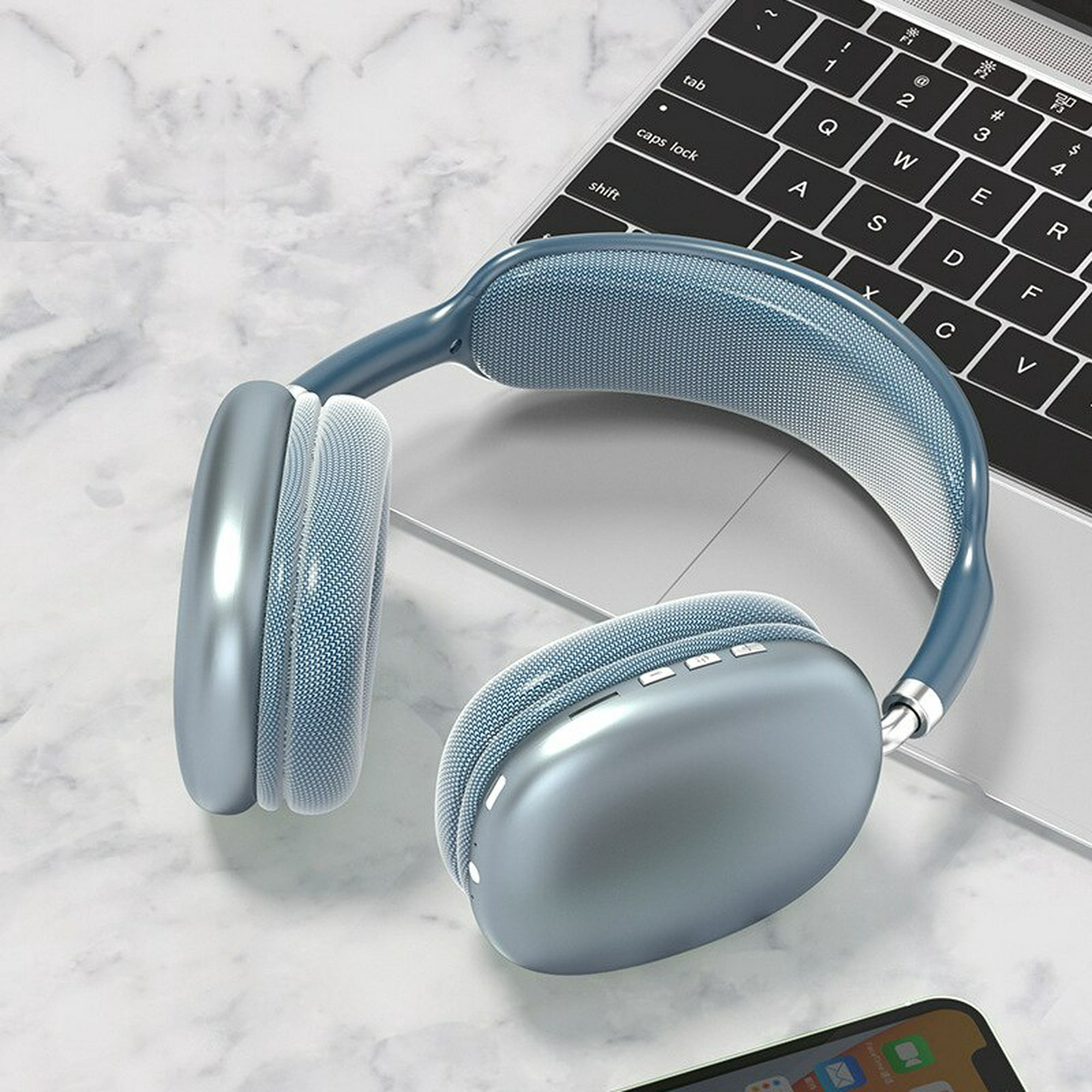 P9 - Auriculares inalámbricos Bluetooth con micrófono, auriculares estéreo  de alta fidelidad con cancelación de ruido para viajes, hogar, oficina  (verde) : : Electrónica