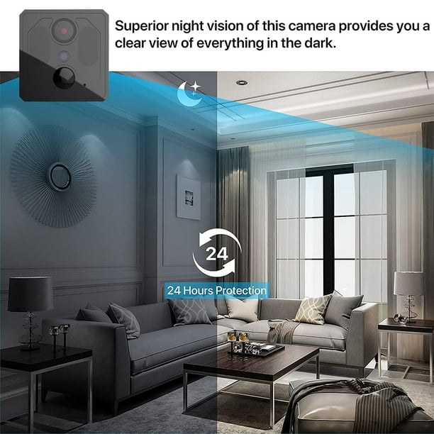 Cámaras de seguridad inalámbricas para exteriores, cámara de vigilancia  wifi 2K para seguridad del hogar con visión nocturna, detección de  movimiento