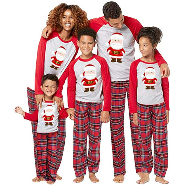 Conjunto de pijamas navideños familiares para bebés, niños niñas, ropa de casa de Navidad, ropa de Adepaton WMZL-703-21 | Walmart en línea