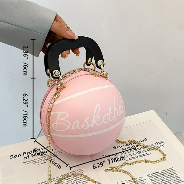 Bolsa Bolsos de hombro para mujer. cadena de baloncesto. monedero