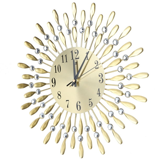 1 pieza 8 pulgadas exploración mudo Reloj mecanismo Reloj mural , clásico  minimalista nórdico moderno estilo , de plástico dorado Marco negro esfera  , creativo reno número Reloj de cuarzo , ideal