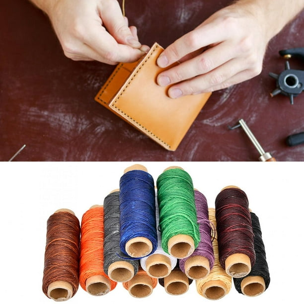 Hilo para máquina de coser práctico hilo de coser accesorios de costura  kits de costura manualidades de costura para coser a mano reparación de  zapatos de cuero ANGGREK Otros