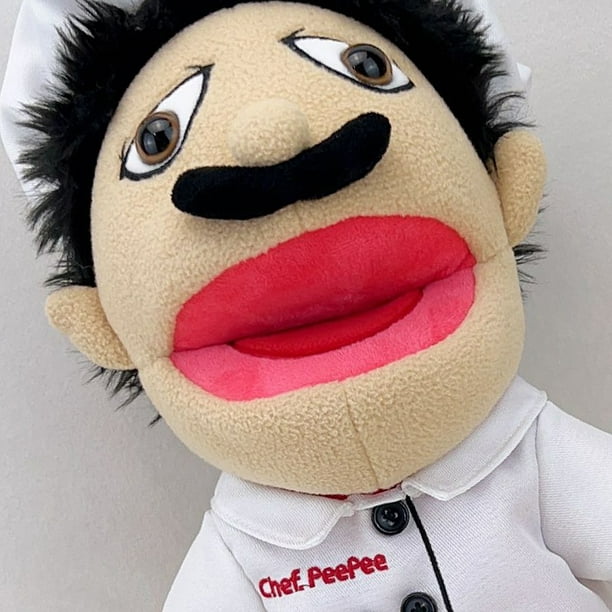 Jeffy Hand Puppet 19.69IN Figura Rellena Juguete Muñeco de Peluche Juguete  Regalo de cumpleaños para niños Ndcxsfigh
