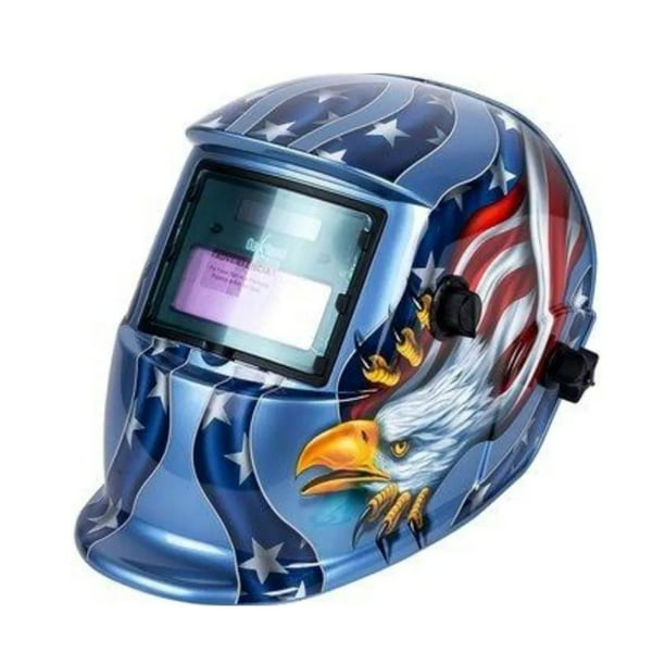 Careta Electrónica Soldar Automática Águila Adir 6710 Color Azul