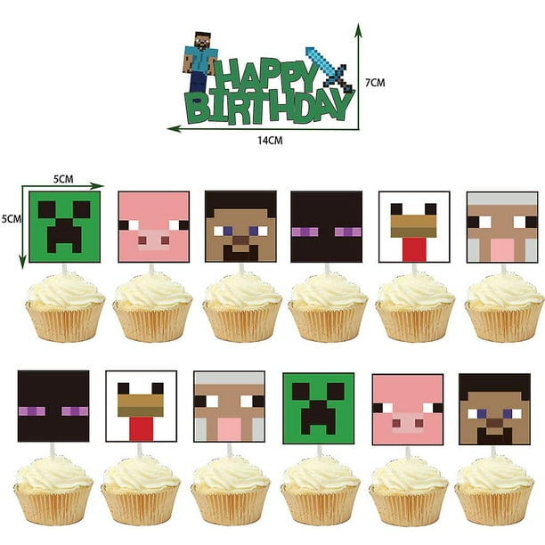 ecumple on X: ¿Quiéres hacer una fiesta con el tema de #Minecraft? Utiliza  vinil adhesivo para darle un toque especial a los globos. 👀 ¡Encontramos  esta idea en @amummytoo! #cumpleaños #decor #deco #
