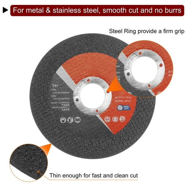 Disco de corte en metal y acero inoxidable para radial de 115 mm x 1.0 -  A60R