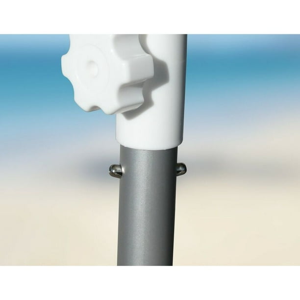 Sombrilla de playa Roma: antiviento, protección UV y aluminio de