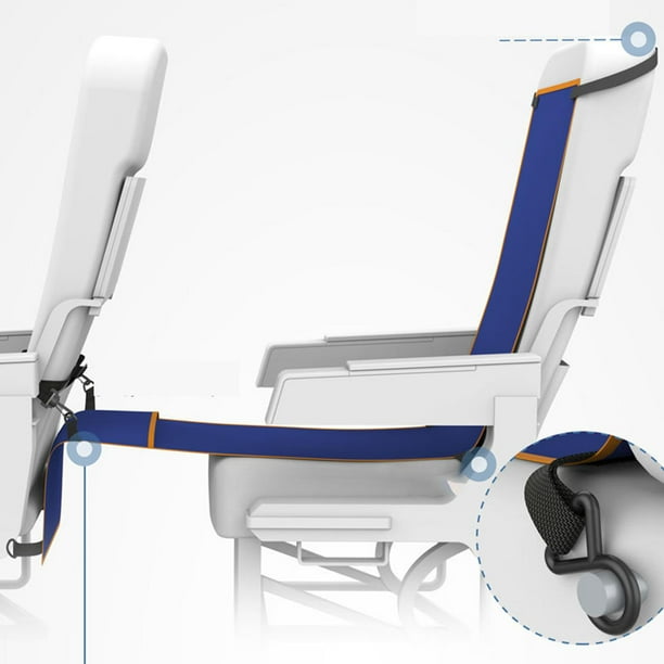 Reposapiés de avión para /accesorios esenciales de viaje, asiento plegable  compacto, L jinwen Reposapiés de avión