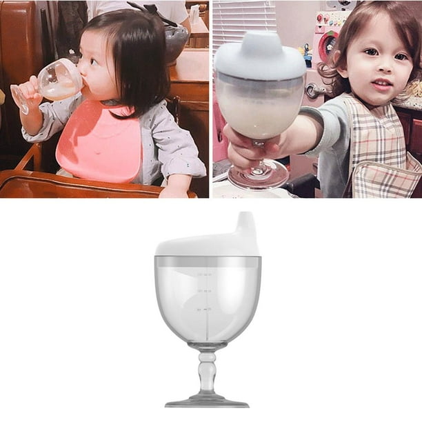 Vaso de silicona para bebé, con tapas y , grado alimenticio, irrompible,  creativo, a prueba de derrames, suave, para , vasos para beber, verde  perfecl Tazas para sorber