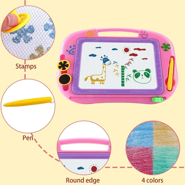 Juguetes educativos mesa de estudio para niños pizarra de dibujo Artdesk  regalos pequeños 2-3 4 5 años escuela primaria Kindergarten
