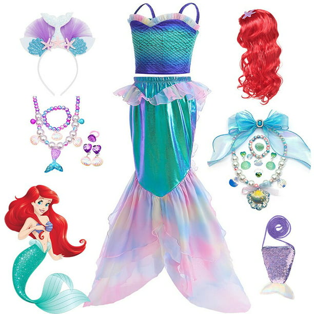 Disfraz Sirenita Troquelado Princesa Ariel para Niña – Comercial REMAR
