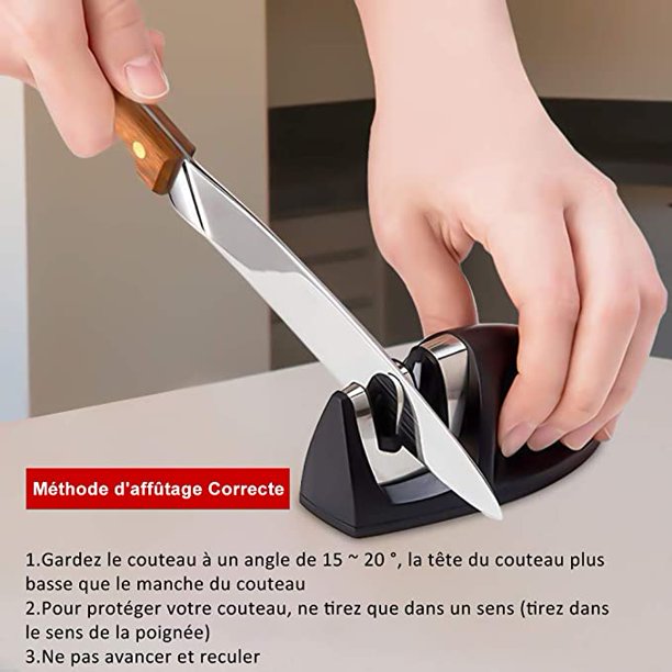 Afilador De Cuchillos De Cocina Profesional De Acero Inoxidable 4 En 1  Calidad