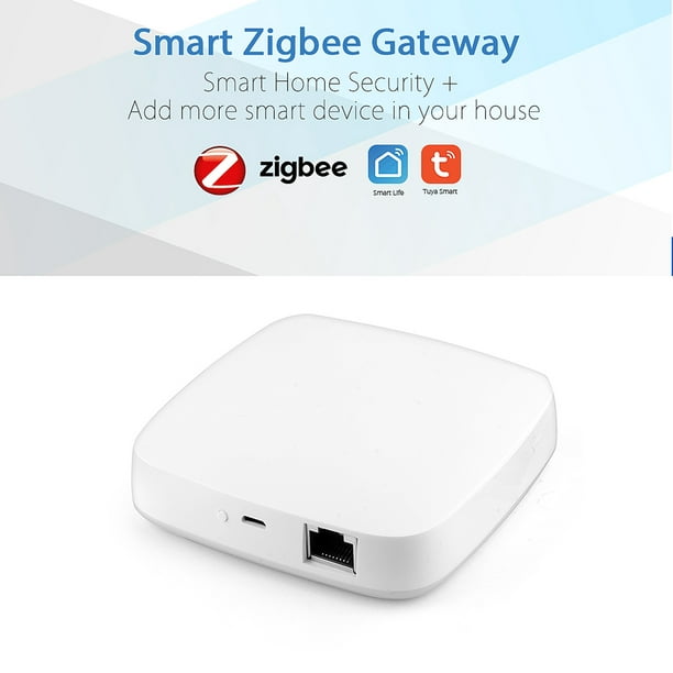 Tuya ZigBee Smart Gateway Hub Smart Home Bridge Tuya / Smart Life APP  Control remoto inalám Abanopi Puerta
