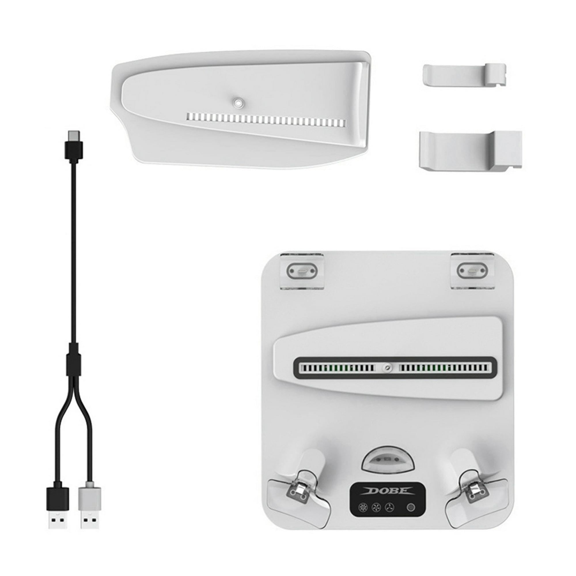 Soporte de almacenamiento de montaje en pared para consola de juegos PS5  Slim, soporte para auriculares, soporte para Gamepad de ahorro de espacio  para accesorios de Playstation Slim - AliExpress