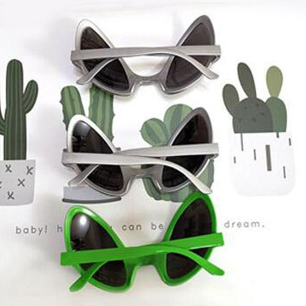 Gafas de sol verdes Alien Glasses de 5 1/2 pulgadas - Paquete de 2 :  : Juguetes y Juegos