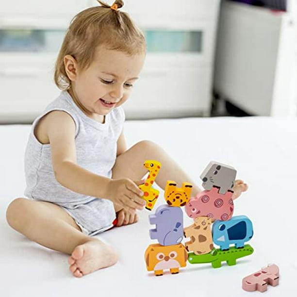 Juguetes Montessori para niños pequeños de 2 3 4 años Bloques de