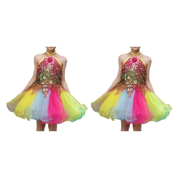 Vestido de Ballet de Navidad para niñas, leotardo de baile, Jazz