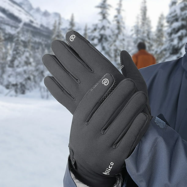 Guantes Hombre Antideslizantes Entrenamiento Invierno Térmicos