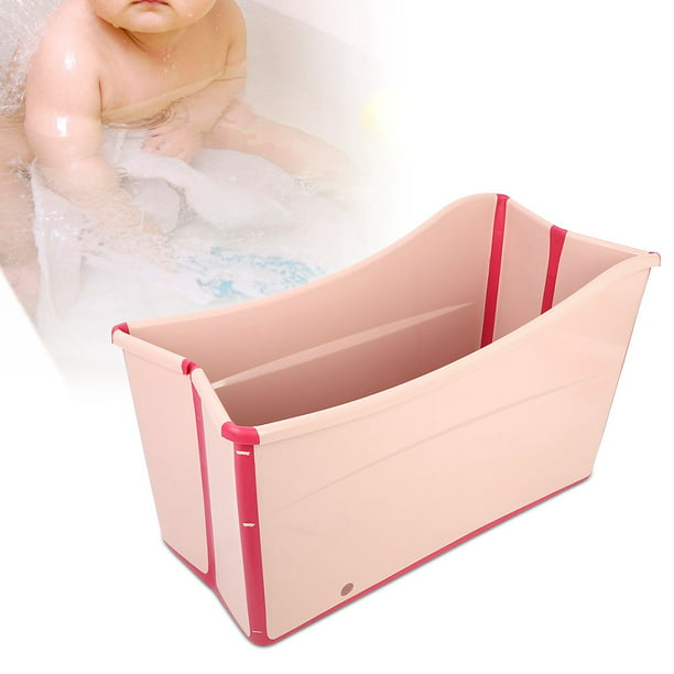 Bañera plegable de gran tamaño para niños, barril de baño