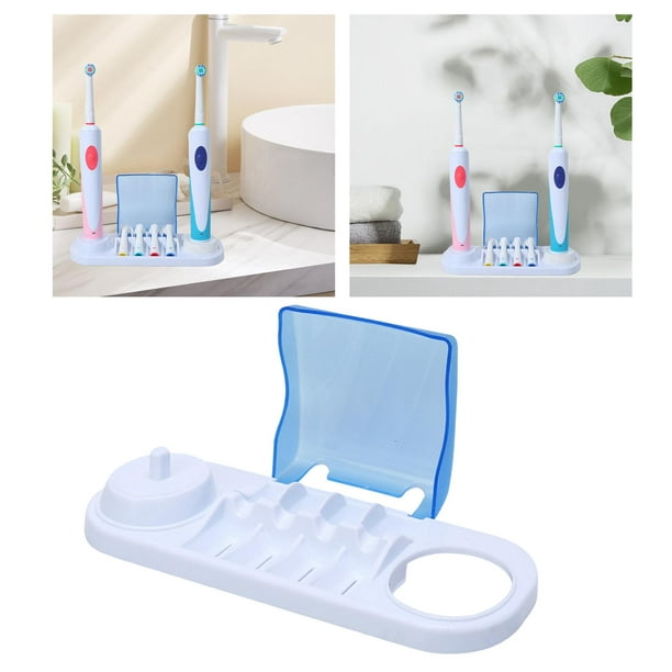 Soporte de cabezales de cepillo de eléctrico con caja de 4 cabezales de  cepillo para Professional Keep Base de cabezal de cepillo Colco Porta  cepillo de dientes