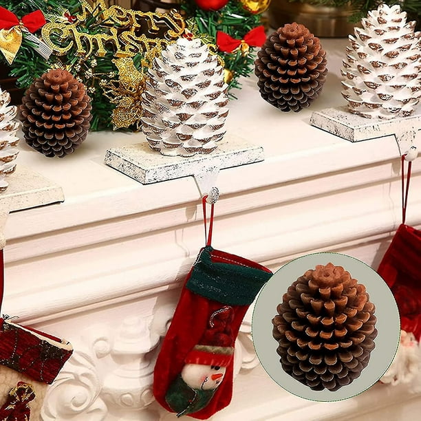 Molde de vela de cono de pino 3D, molde de vela de silicona para Navidad,  cera de abeja, piña para hacer velas para fondant, pasta de goma,  chocolate
