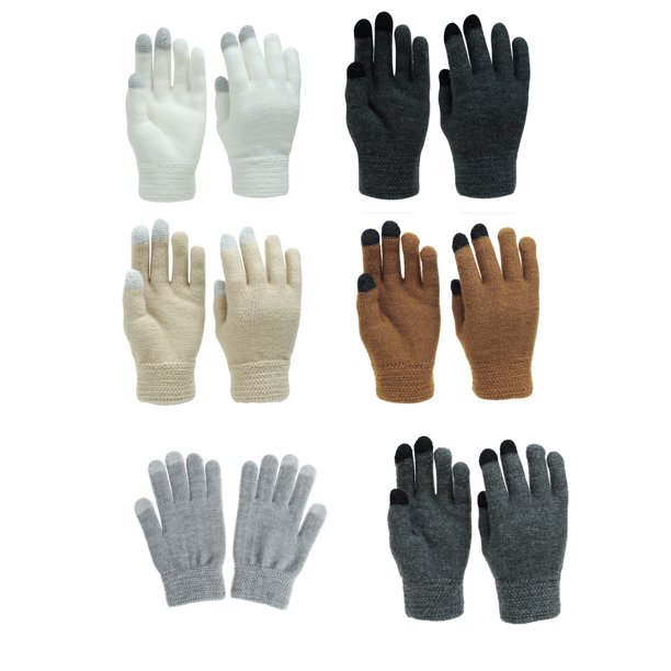 Qarigey Guantes de invierno para hombre Pantalla táctil Ocio Simple  Fasionable Unisex Gorros De Invierno Para Hombres Varias ocasiones guantes  y mitones Beige Qarigey AP009484-03B