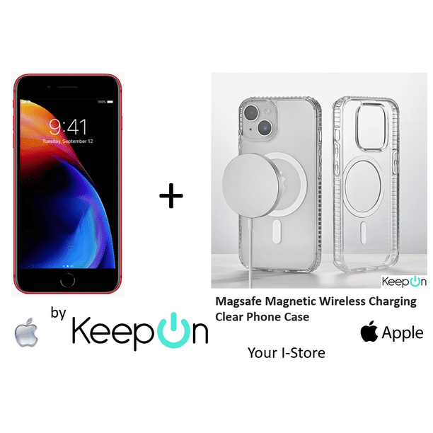 Apple iPhone 13 MINI 256 (Incluye Funda Transparente Magsafe y Protector de  Pantalla KeepOn ) WHITE BLANCO Apple REACONDICIONADO