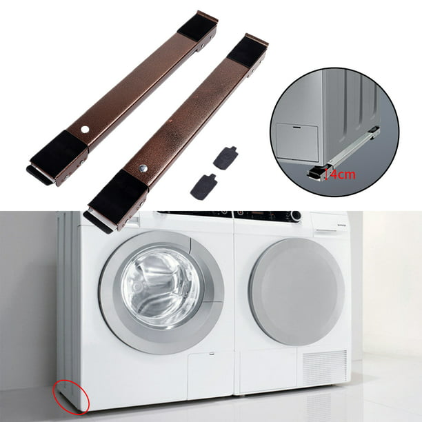 Soporte para lavadora y secadora, rueda universal de 360 grados, carga  máxima de 660 libras (661.4 lbs), soporte elevador para lavadora, secadora,  4