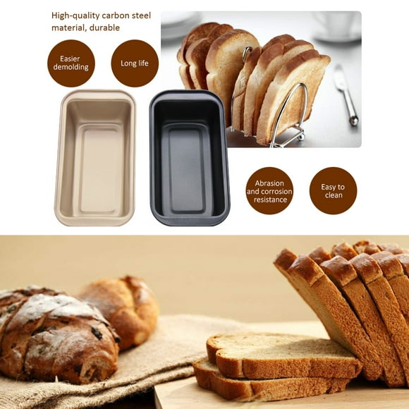 molde rectangular para tostadas molde para hornear pan de acero al carbono molde antiadherente para pan molde para hornear pasteles anggrek otros