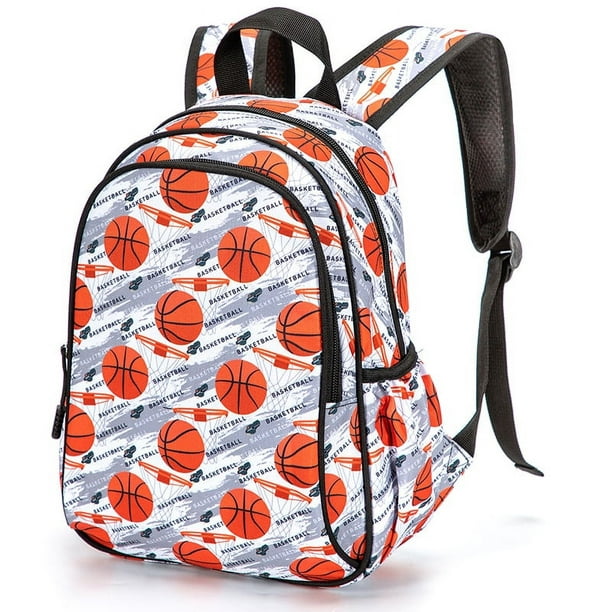Mochila preescolar, mochilas para niños pequeños de 12,5 pulgadas para  niños y niñas (el patrón de baloncesto)