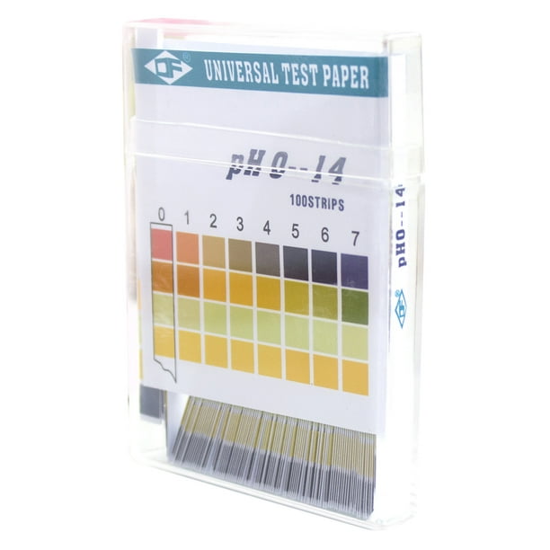  Bettli Papel de prueba de ph Tiras de ph Líquido de prueba de pH  1-14 PH Alcalino Acid Test Paper Kit de prueba de tornasol de agua (paquete  de 1) 