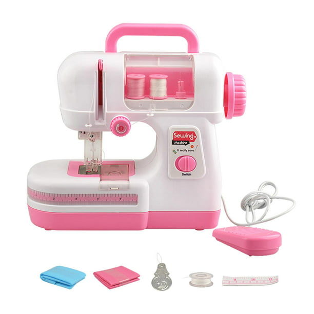 Máquina de coser eléctrica, juguete de aprendizaje, electrodoméstico perfke máquina  de coser eléctrica