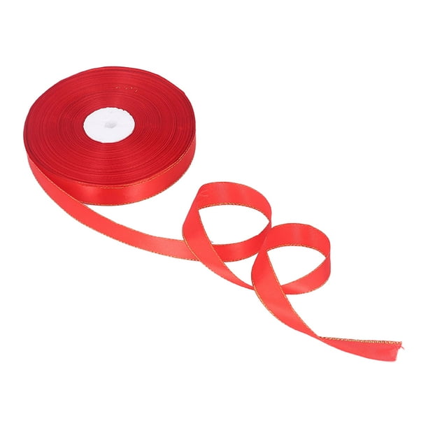 Cinta roja cinta roja fina 2 rollos de 2 cm de ancho 200 yardas en total  para relleno de regalo para decoración de bodas Amonsee Otros