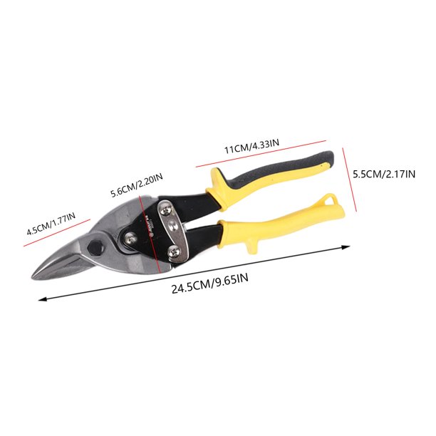 Tijeras de estaño de aviación de acero al cromo vanadio, tijeras