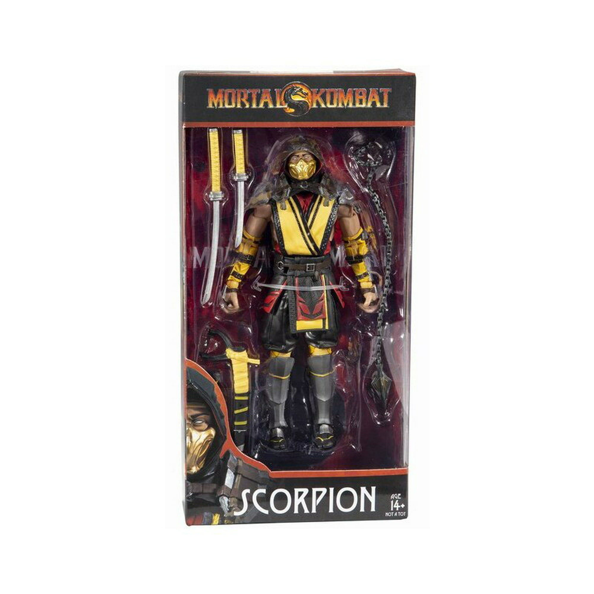 100 Original Mcfarlane Toys Mortal Kombat Scorpion 7 Pulgadas Figura De Acción Modelo