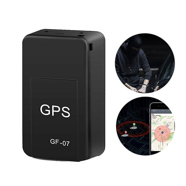 GF-07 Mini rastreador GPS, mini GPS magnético en tiempo real, dispositivo  de seguimiento de espera largo para vehículo, persona, perro, mascota