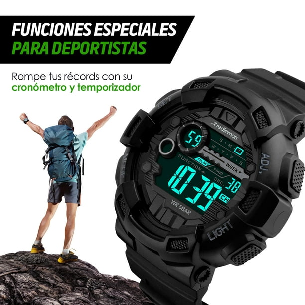 Reloj Deportivo Digital Contra el Agua Modelo 1384