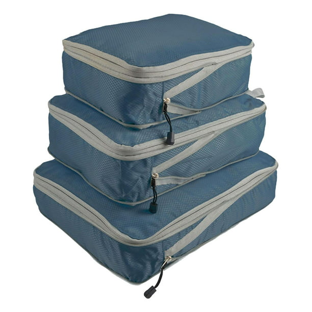 de embalaje portátil, bolsa impermeable comprimible expandible Bolsas de maleta  Organizador almacena Yinane Cubo de empaque de compresión