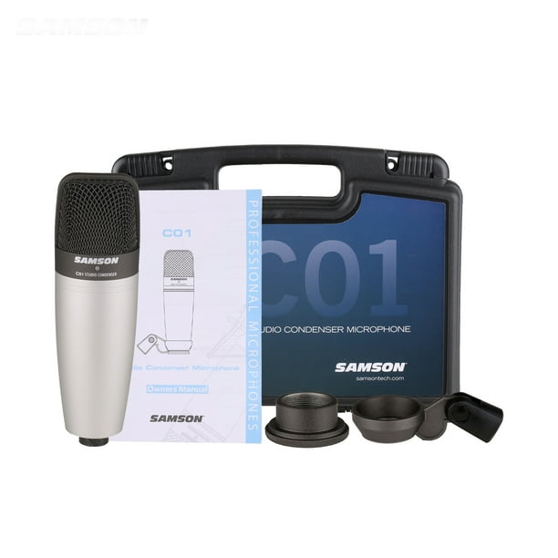SAMSON C01 Micrófono condensador de diafragma grande para estudio