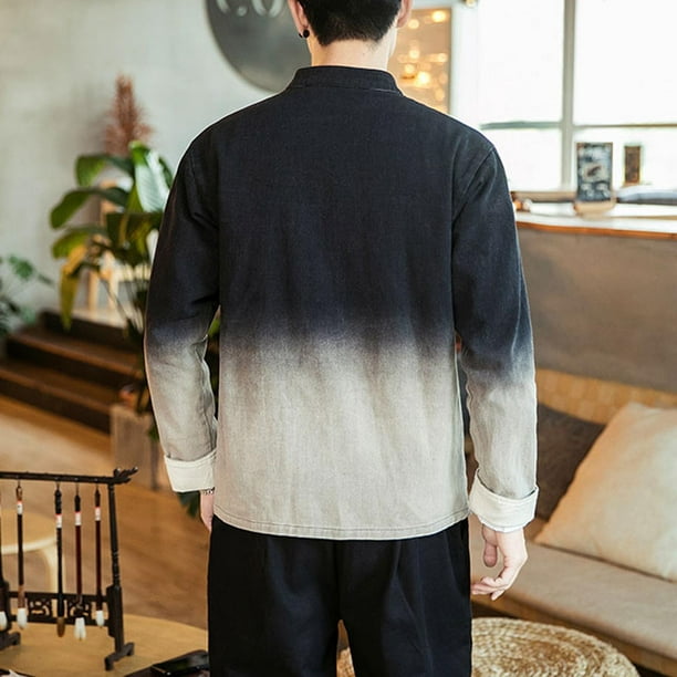 Cárdigan de algodón para hombre, chaqueta informal de manga larga con cuello levantado y hebilla oipoqjl11381 | Walmart en línea